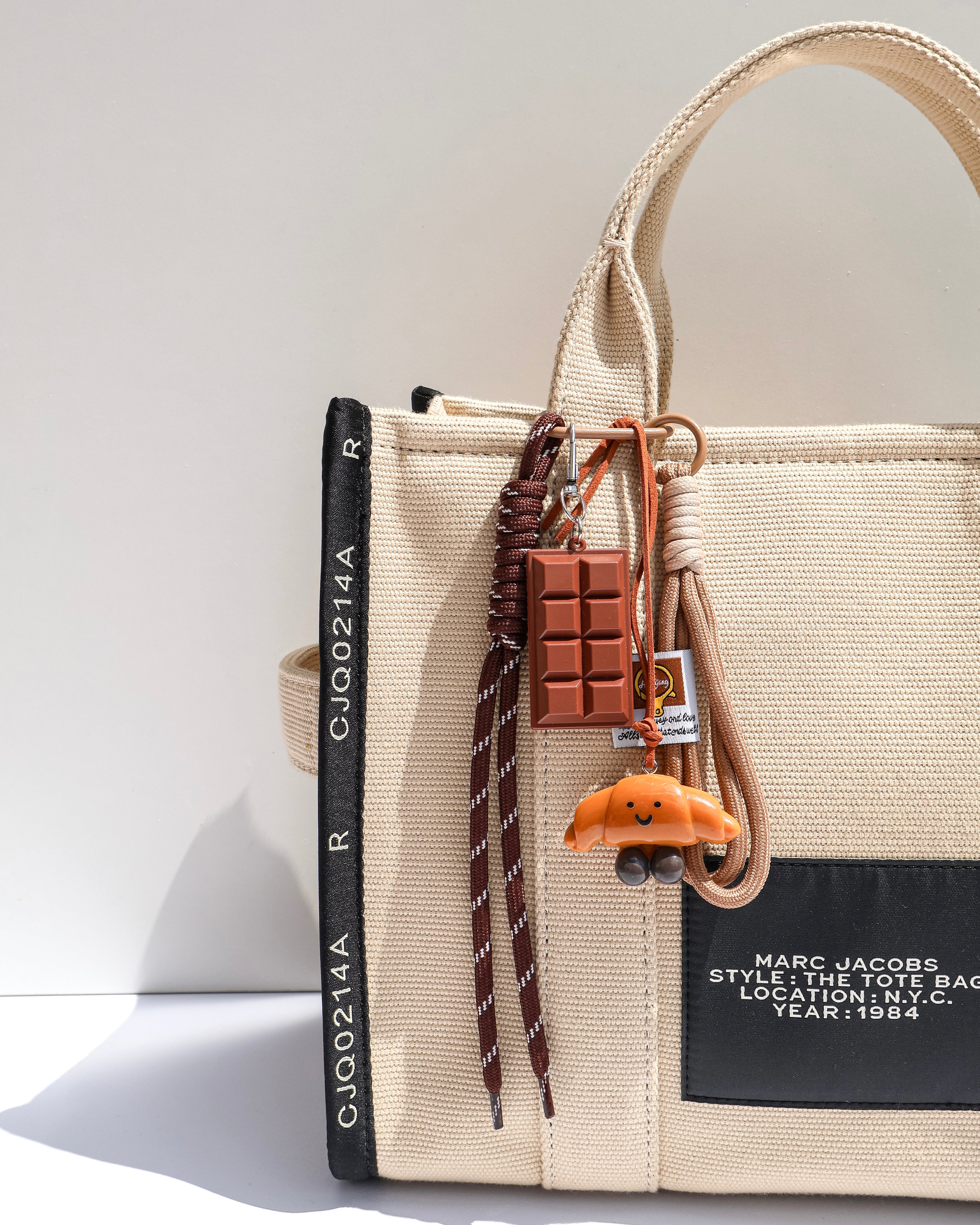 Choco-Croissant Aesthetic Bag Charm & Keychain🥐🍫