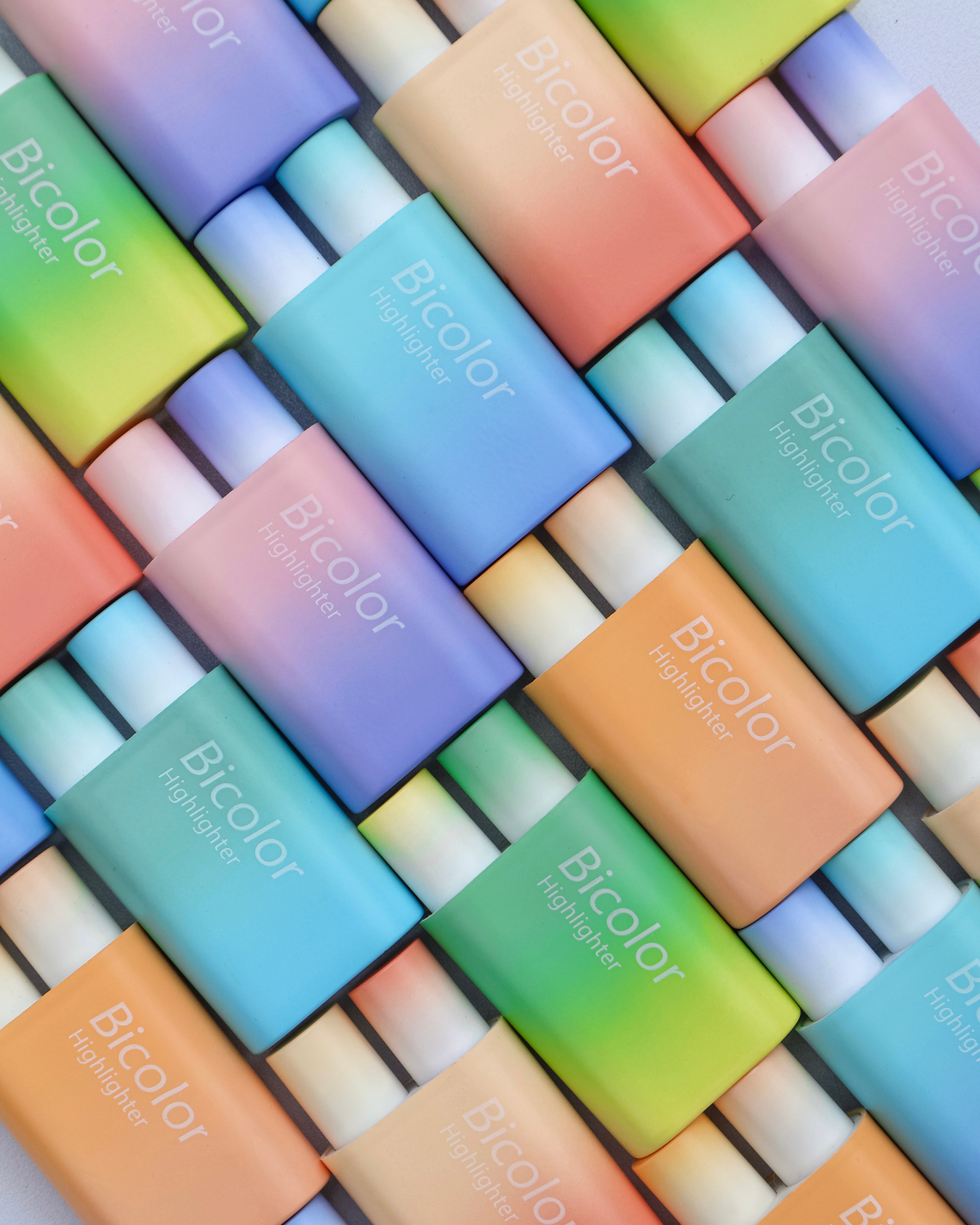 Dual-Tip Bicolor Aesthetic Highlighters🌈
