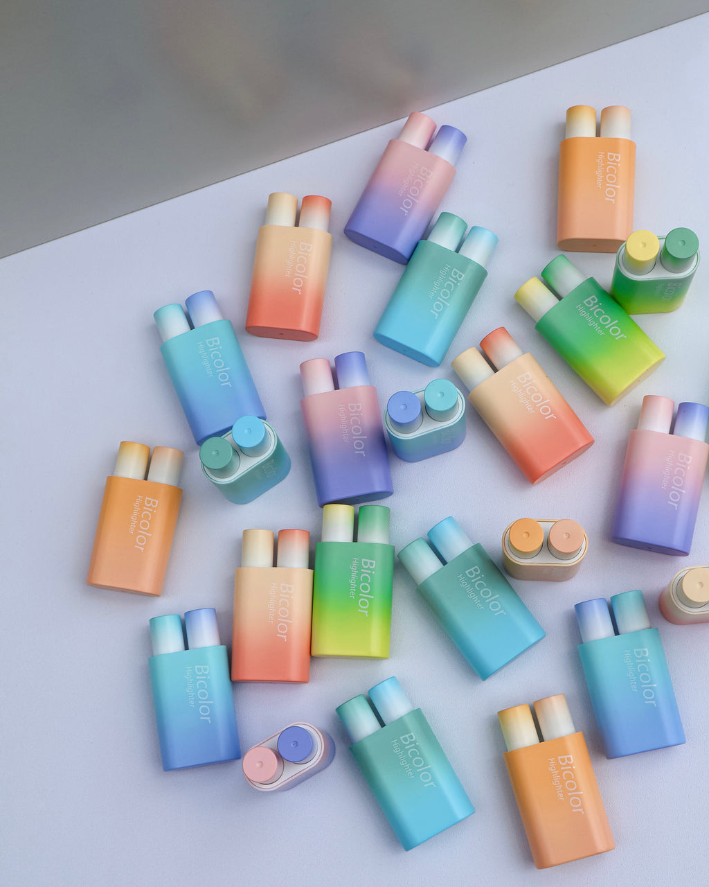 Dual-Tip Bicolor Aesthetic Highlighters🌈